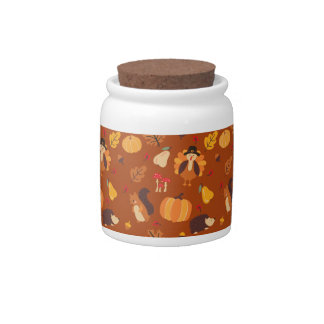 Fall Friends Candy Jar