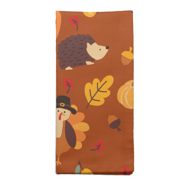 Fall Friends Cloth Napkin (Folded)