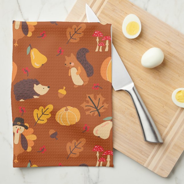 Fall Friends Kitchen Towel (Quarter Fold)
