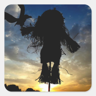 Fall Friends Square Sticker