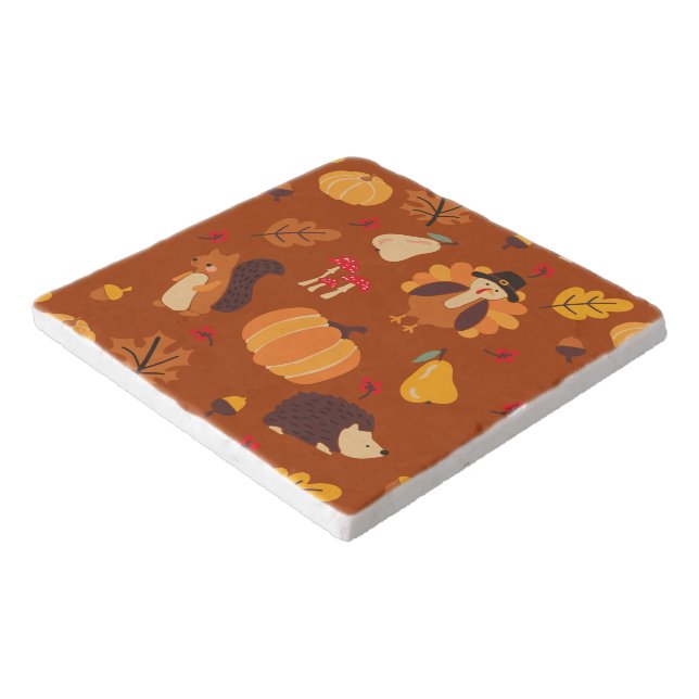 Fall Friends Trivet (Corner)