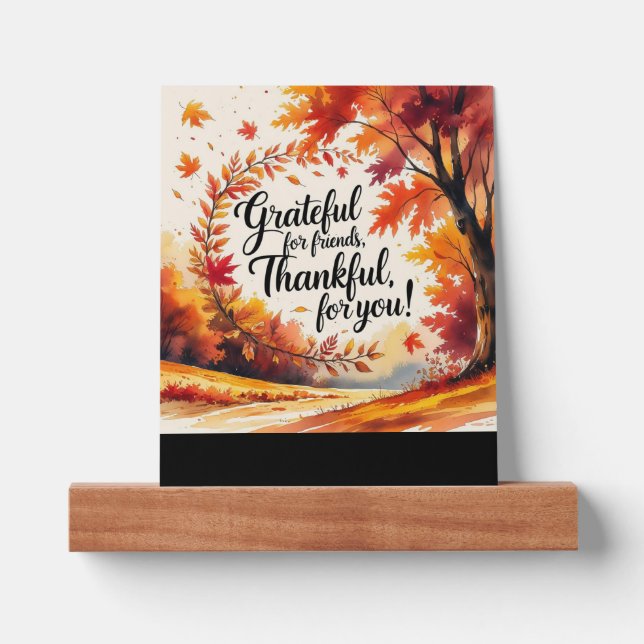 Fall Friendsgiving Picture Ledge (Front)