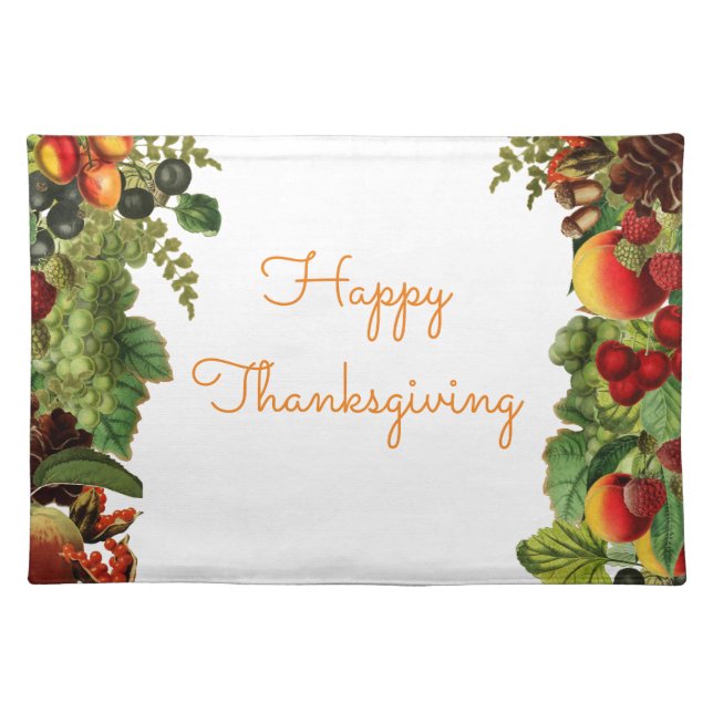 Fall Fruit Placemat (Front)