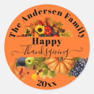Fall Fruits Flowers And Foliage Happy Thanksgiving
