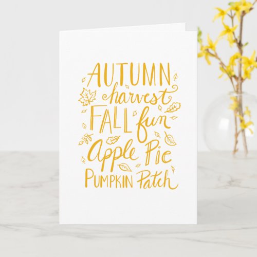 Fall Fun Card