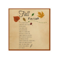 Fall Fun List Seasonal Autumn Harvest Activities