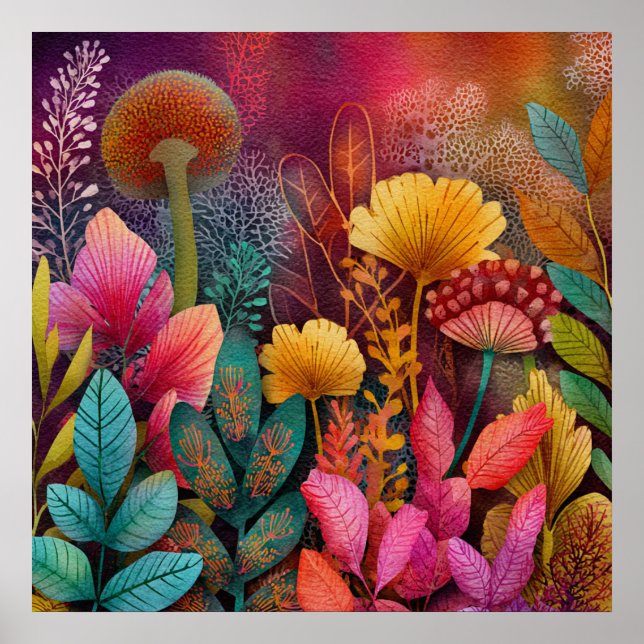 Fall Garden Poster (Front)