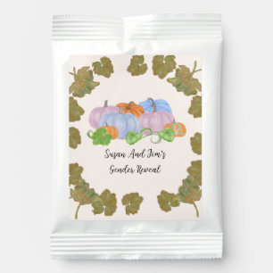 Fall Gender Reveal Little Pumpkin Theme Hot Chocolate Drink Mix