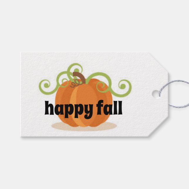 FALL GIFT TAG (Front (Horizontal))