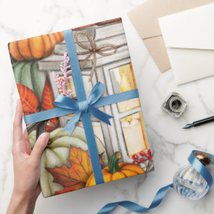 Fall Gift Wrapping Paper