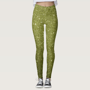 Fall Glitter All-Over-Print Leggings