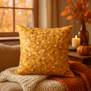 Fall Glitter Throw Pillows - Sparkle Your Space!