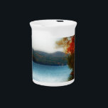 Fall Glow Beverage Pitcher<br><div class="desc">Fall glow captured on the picturesque Lake George in Pilot Knob.</div>