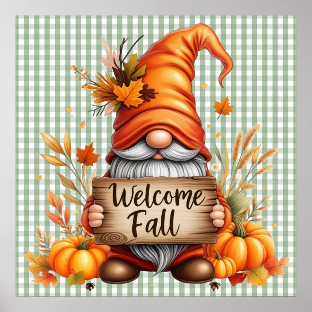 Fall Gnome Poster (Front)