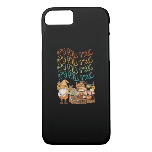 Fall Gnome With Our It’s Fall Y’all Design Case-Mate iPhone Case (Back)