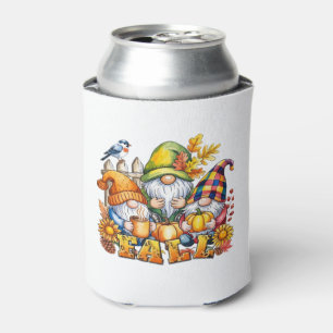 Fall Gnomes Sublimation Autumn Love Classic T-Shir Can Cooler