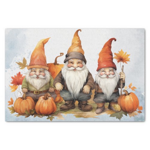 Fall Gnomes Tissue Paper