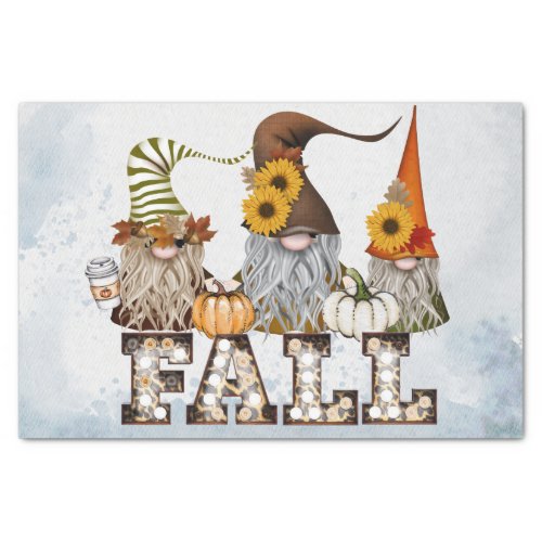 Fall Gnomes Tissue Paper