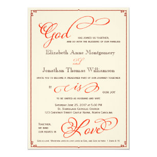 Christian Wedding Invitations 7