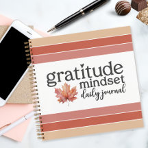 Fall "Gratitude Mindset Daily Journal"