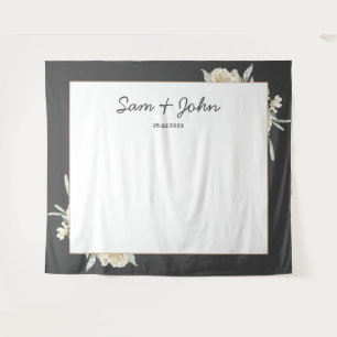 Fall Greenery Autumn Wedding Photo Booth Backdrop