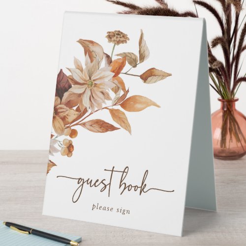 Fall Guest Book Sign