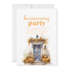 Fall Halloween Housewarming Party Invite