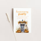 Fall Halloween Housewarming Party Invite