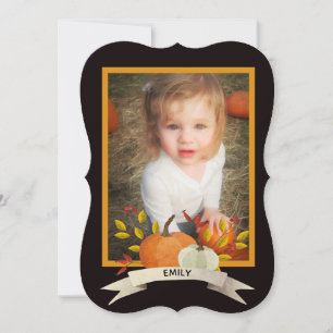 Fall Halloween or Thanksgiving Pumpkin Frame CardS