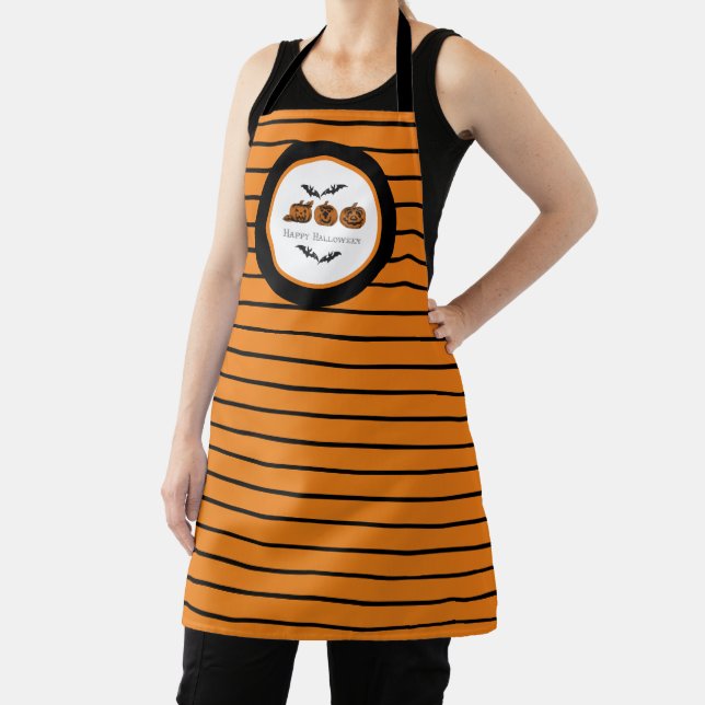 Fall/Halloween/pumpkin  Apron (Insitu)