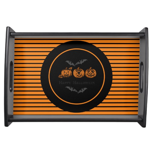 Fall/Halloween/pumpkin Serving Tray (Front)