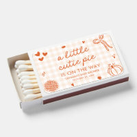 Fall Hand Drawn A Little Cutie Pie Baby Shower