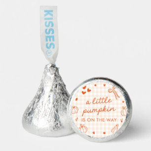 Fall Hand Drawn A Little Pumpkin Baby Shower Hershey®'s Kisses®