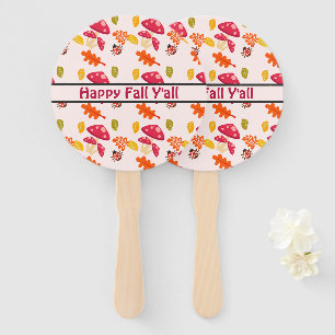 Fall hand fan