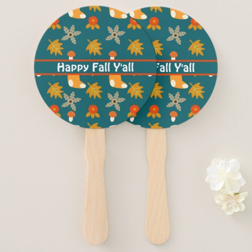 Fall  hand fan