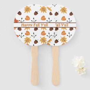 Fall hand fan