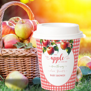 Fall harvest Apple theme baby shower Paper Cups