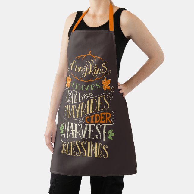 Fall & Harvest Blessings Apron (Insitu)