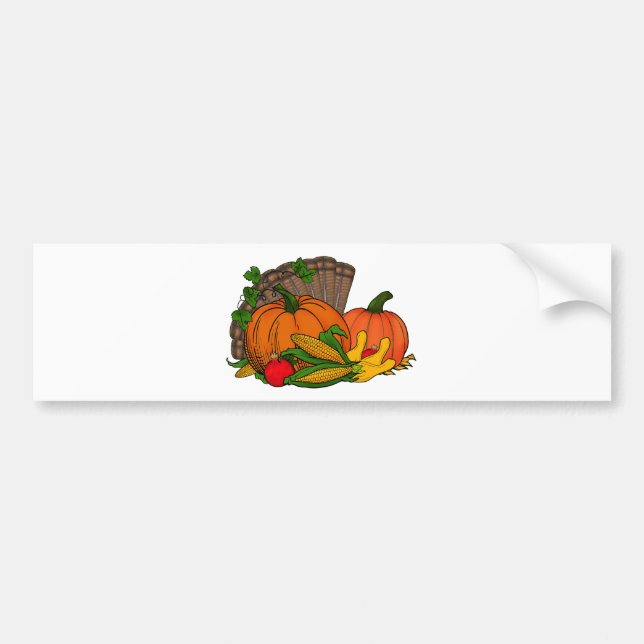 Fall Harvest Bumper Sticker (Front)