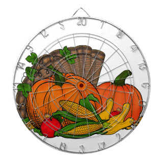 Fall Harvest Dartboard With Darts