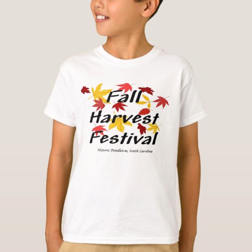 Fall Harvest Festival Kids T_shirt