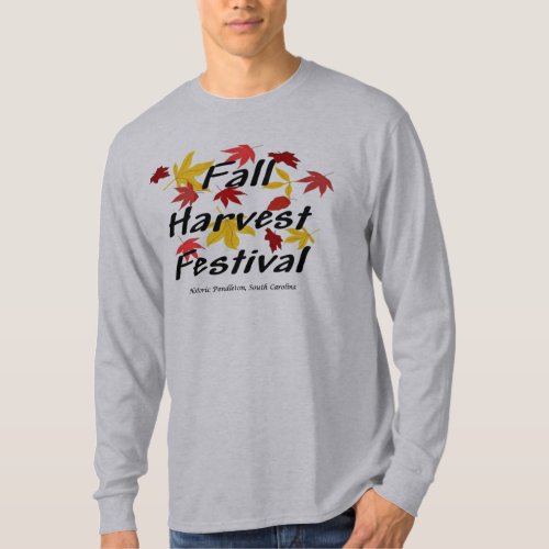 Fall Harvest Festival Mens Long Sleeve T_shirt