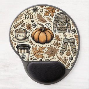 Fall Harvest Gel Mouse Pad