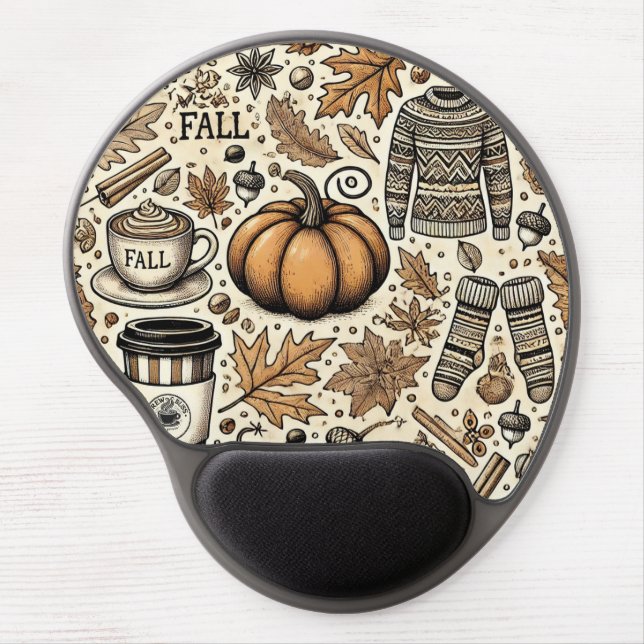 Fall Harvest Gel Mouse Pad (Front)