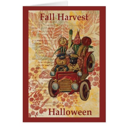 Fall Harvest Halloween Card