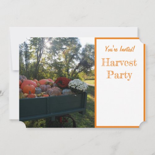 Fall Harvest Invitation