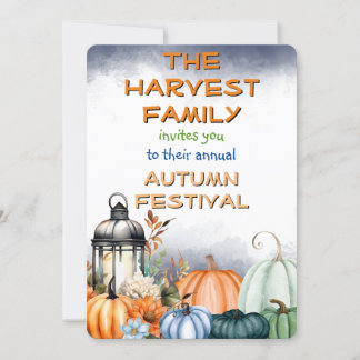 Fall Harvest Invitation