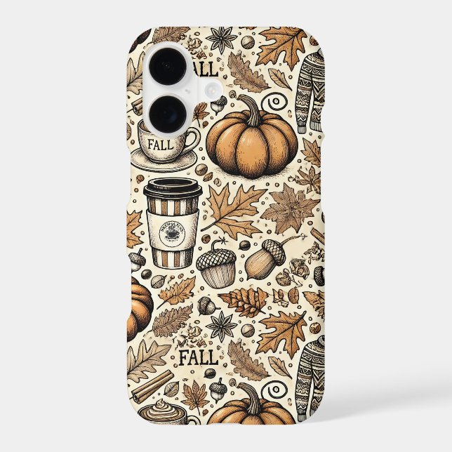 Fall Harvest Iphone Case (Back)
