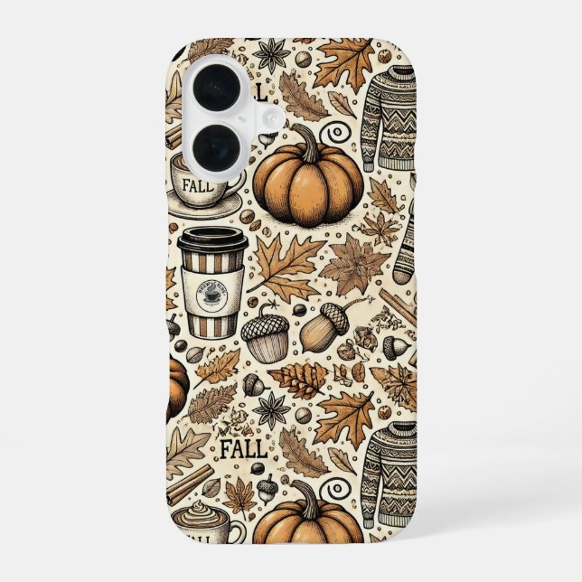 Fall Harvest Iphone Case (Back)