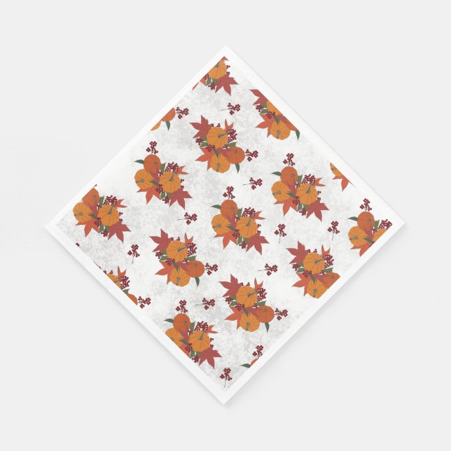 Fall Harvest Paper Napkins (Corner)